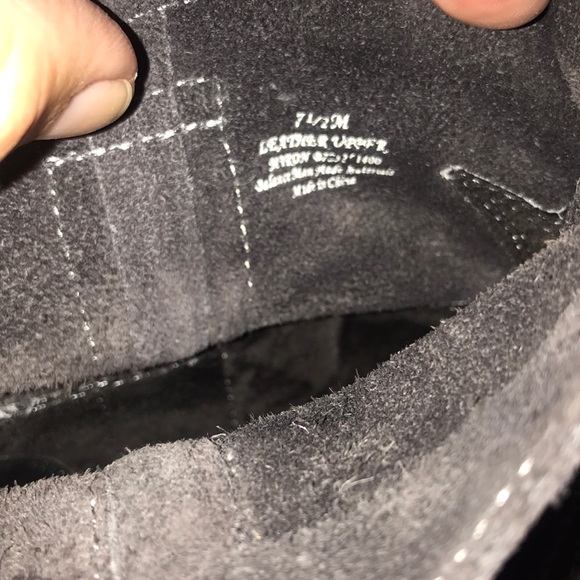 SamEdelman greysuede stacked heel ankle bootie 7.5 - Picture 3 of 8